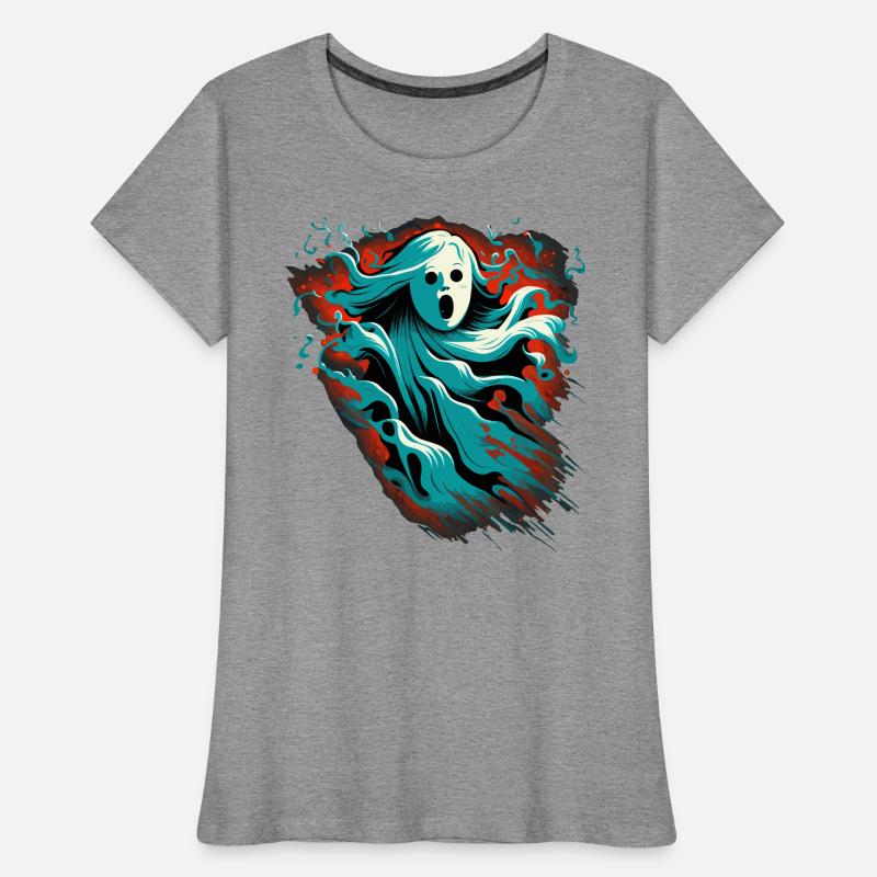 Lady Ghost Women's Premium Organic T-Shirt