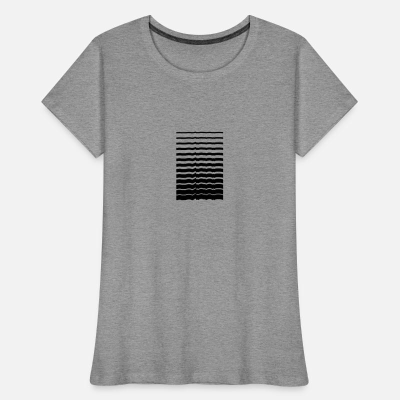 Many lines pattern lines Women's Premium Organic T-Shirt