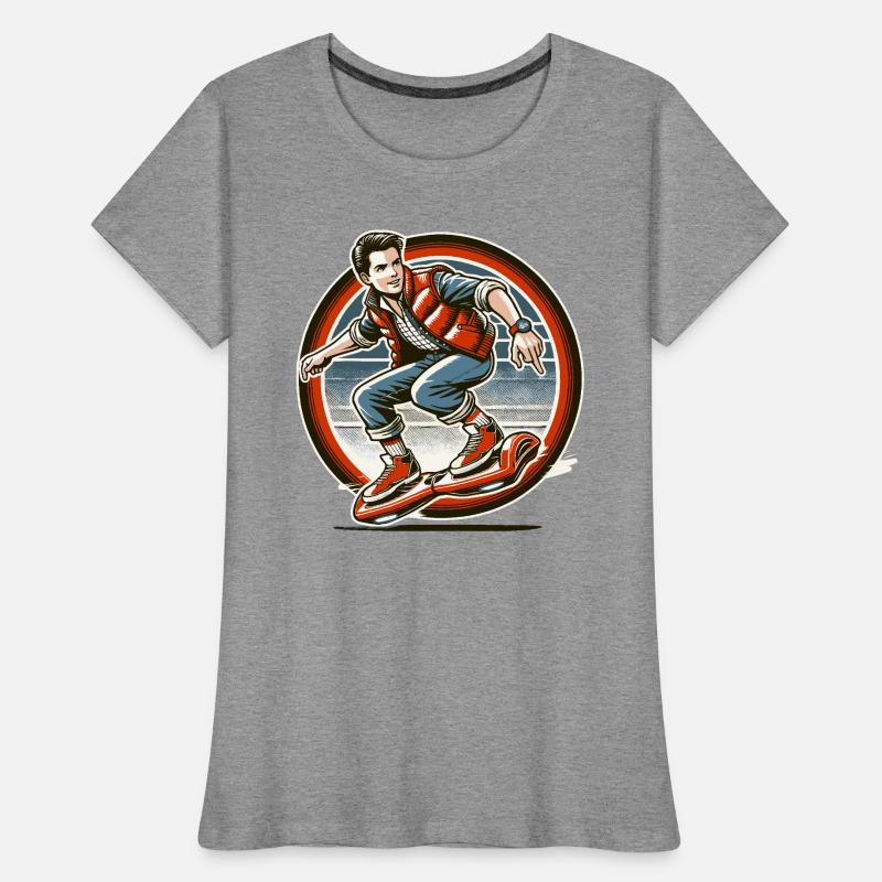 Hoverboarding is timeless fun Women's Premium Organic T-Shirt