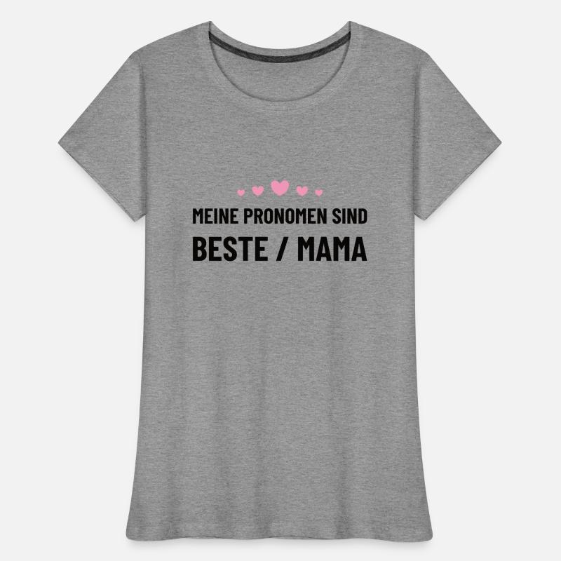 Beste Mutter, Mutter, Muttertag, Mama Geschenkidee Frauen Premium Bio T-Shirt