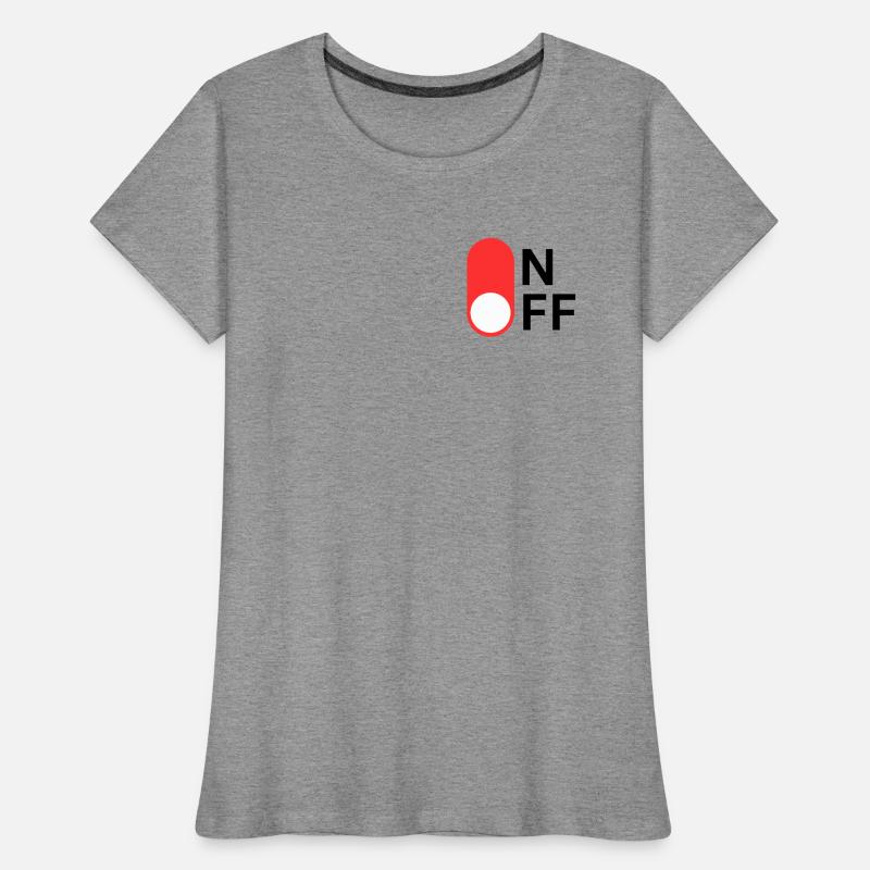 Mode ON/OFF T-shirt bio Premium Femme