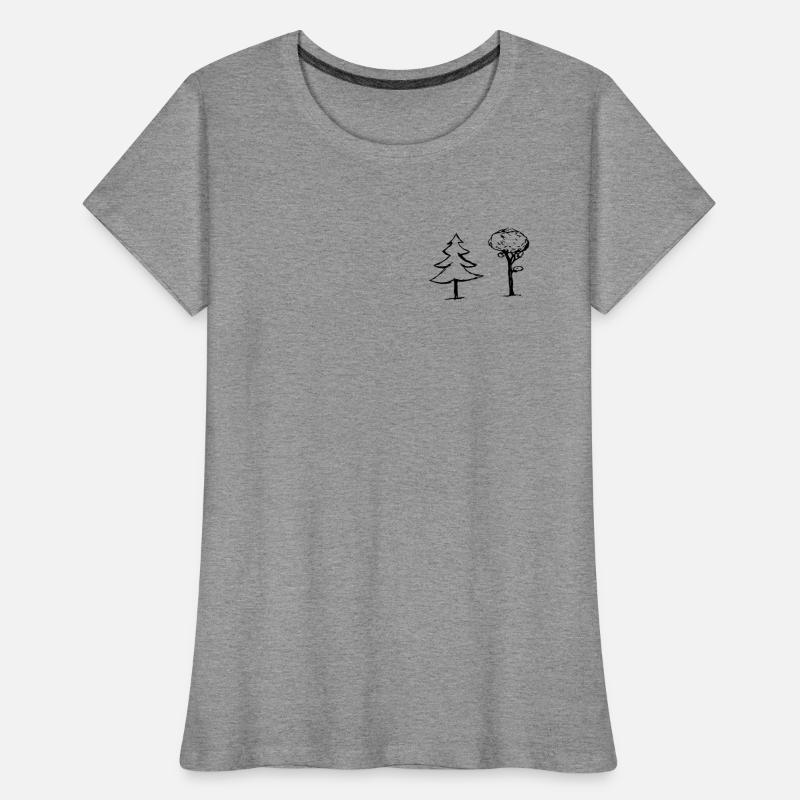 Bäume Frauen Premium Bio T-Shirt