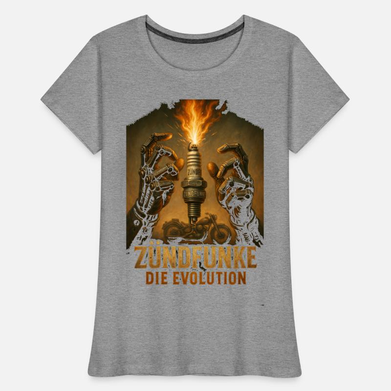 ZÜNDFUNKE – The Evolution Women's Premium Organic T-Shirt