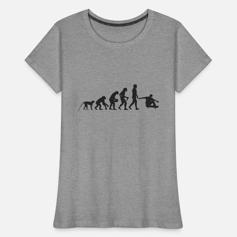 Evolution Skate T-shirt bio Premium Femme