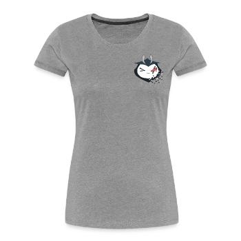 G2 Esports Sami Small - Women's Premium Organic T-Shirt - heather grey - Front - Mia (176cm)