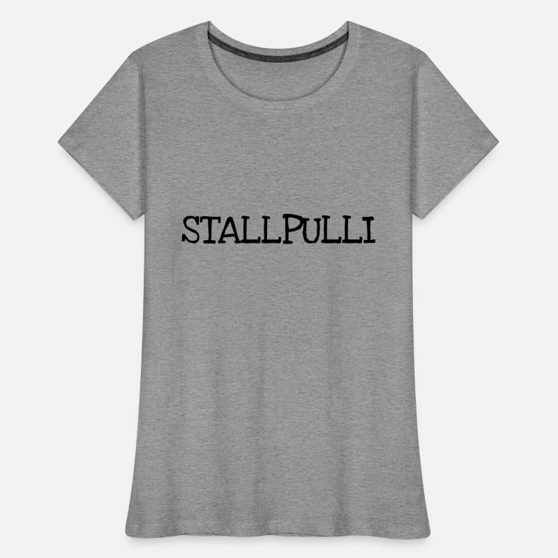 Stallpulli stallpulli T-shirt bio Premium Femme