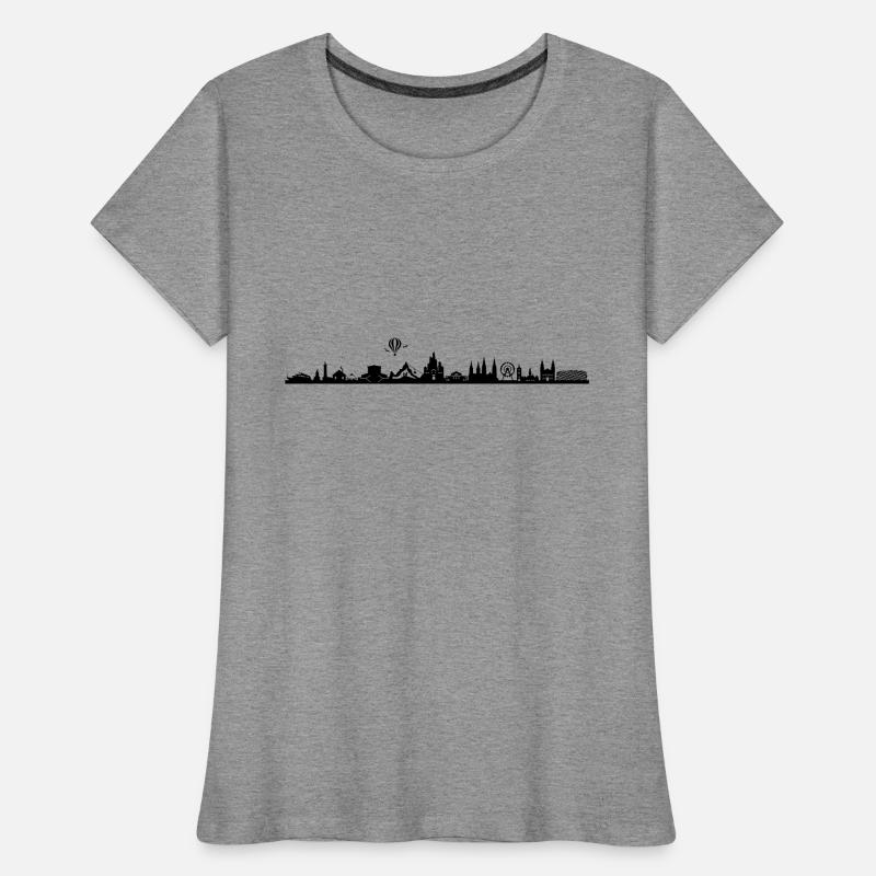 Skyline - Bayern Frauen Premium Bio T-Shirt