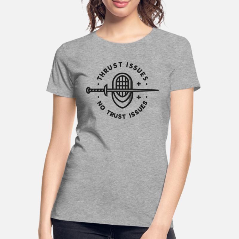 Attack problems, not trust problems Women's Premium Organic T-Shirt