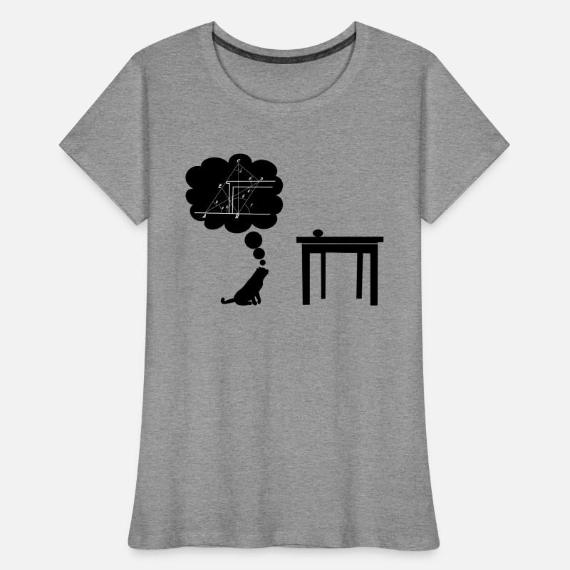 Katze sciencest Springen Frauen Premium Bio T-Shirt