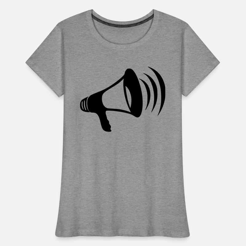 Megaphon Frauen Premium Bio T-Shirt