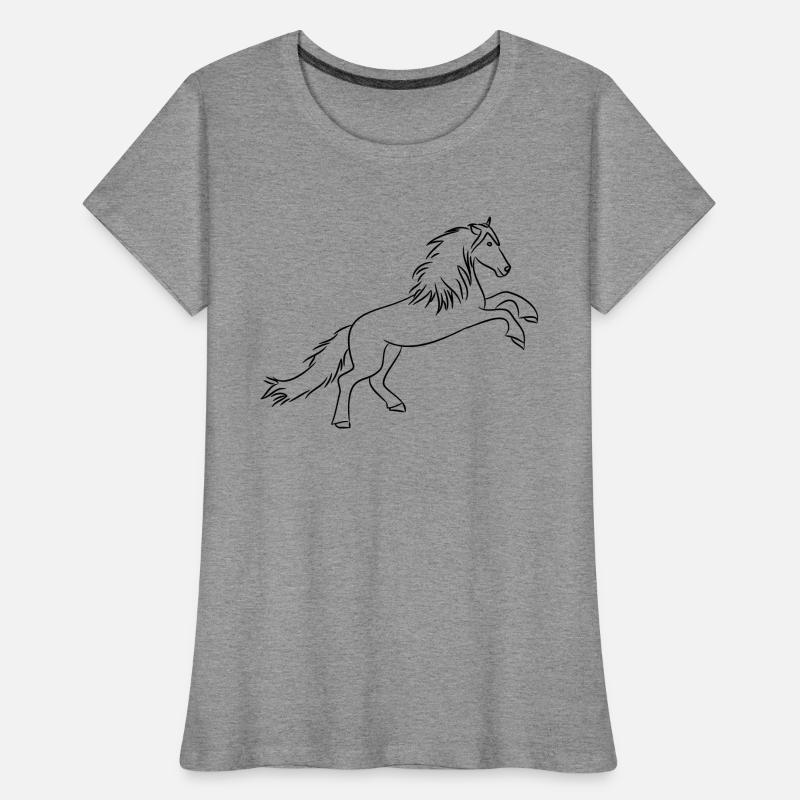 Cheval T-shirt bio Premium Femme