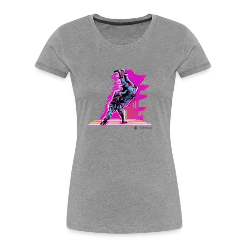 Neon Throw - Vrouwen premium bio T-shirt