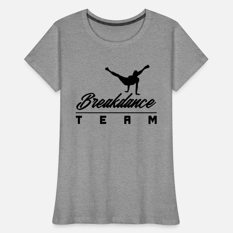 breakdancer bboy team Frauen Premium Bio T-Shirt