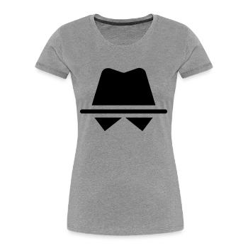 Mafia - Frauen Premium Bio T-Shirt - Grau meliert - Vorne - Mia (176cm)