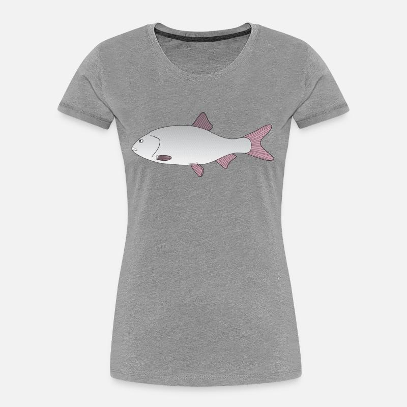 roach - Women's Premium Organic T-Shirt - heather grey