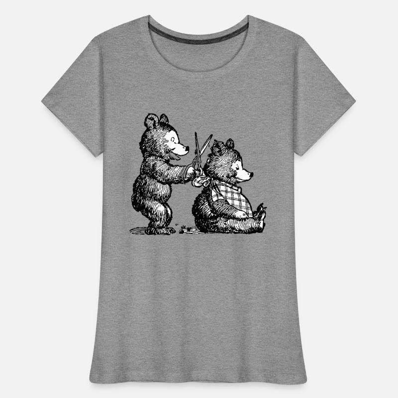 coiffeur de coiffeur de coiffeur de coiffeur salon de coiffure divulgue b T-shirt bio Premium Femme