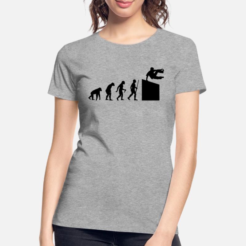 Evolution Parkour Frauen Premium Bio T-Shirt