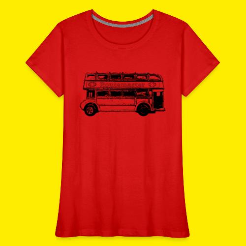 Routemaster London Bus - Vrouwen premium bio T-shirt