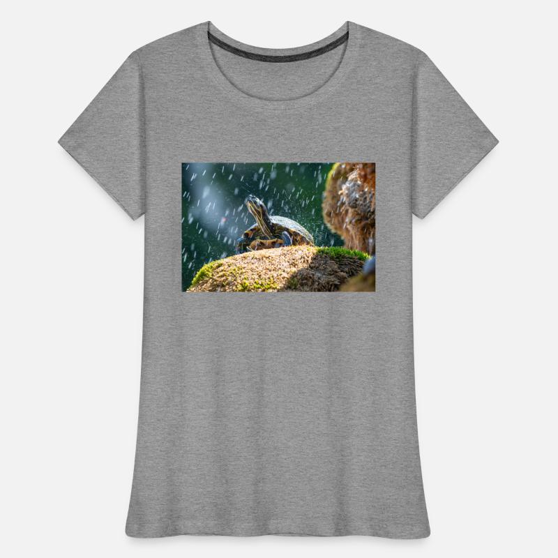 Gelbbauch-Slider Trachemys scripta scripta Frauen Premium Bio T-Shirt