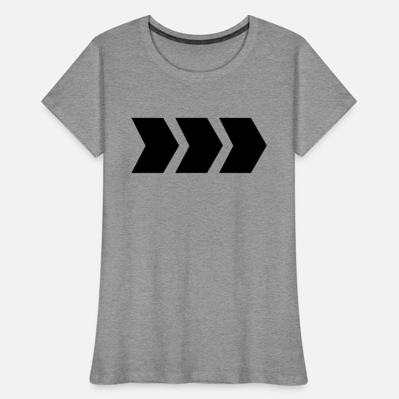 pfeil Frauen Premium Bio T-Shirt