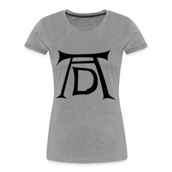Albrecht Dürer - Frauen Premium Bio T-Shirt - Grau meliert - Vorne - Mia (176cm)