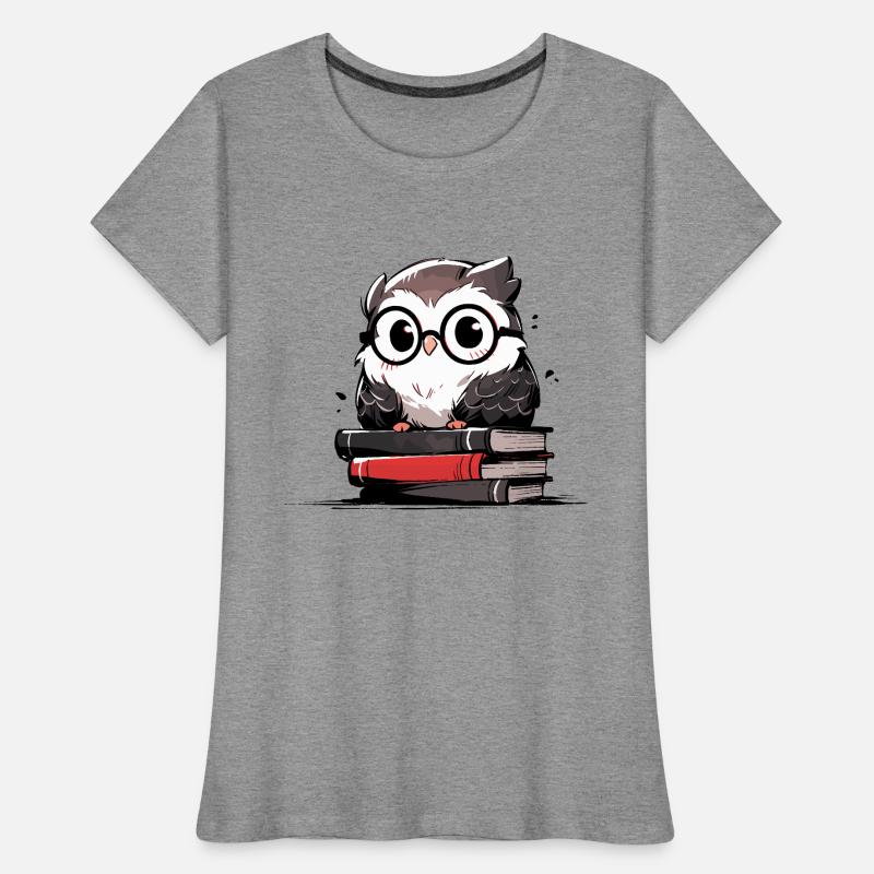 Eule Frauen Premium Bio T-Shirt