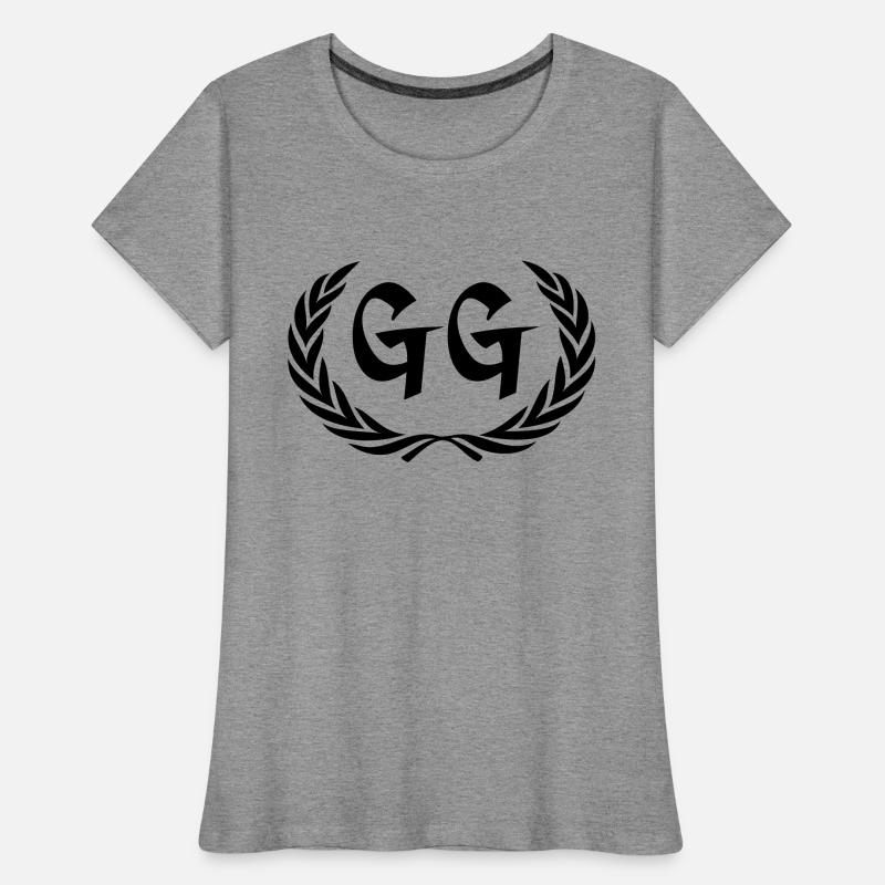 gg T-shirt bio Premium Femme