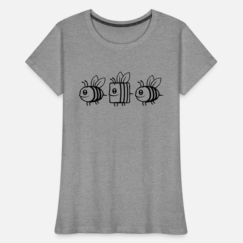 Comic Bienen bee different Frauen Premium Bio T-Shirt