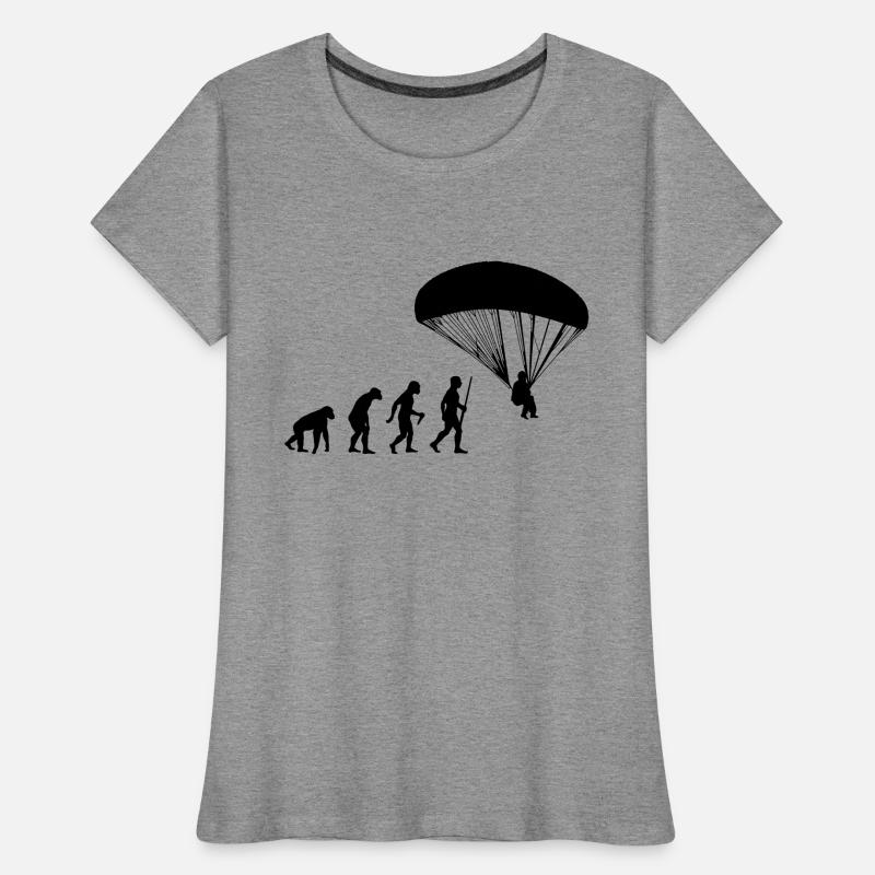 Paragliding Evolution Frauen Premium Bio T-Shirt