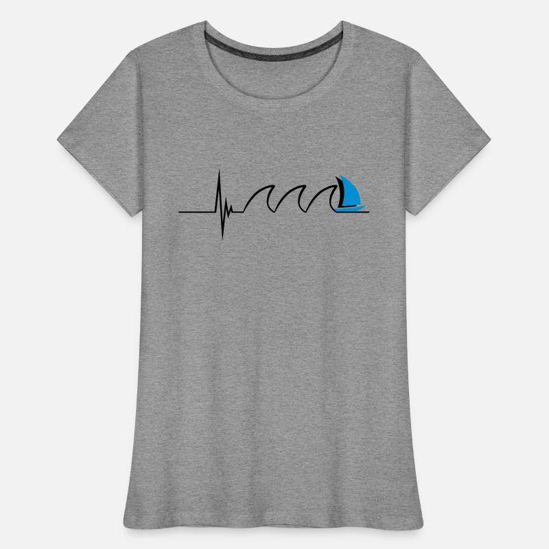 Sailing Pulse T-shirt bio Premium Femme