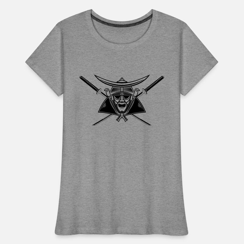 samurai Frauen Premium Bio T-Shirt