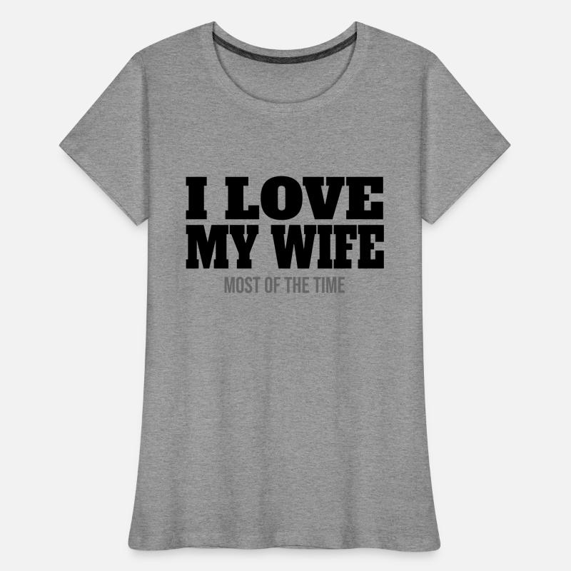 Ehepaar Ehe Frauen Ehemann Ehefrau Hochzeit Männer Frauen Premium Bio T-Shirt