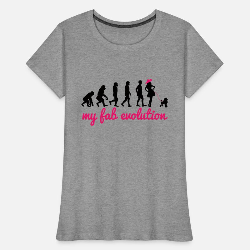 Hund / Pudel: My Fab Evolution Frauen Premium Bio T-Shirt