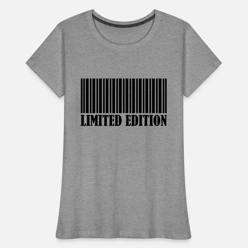 Code-barres Édition Limitée T-shirt bio Premium Femme