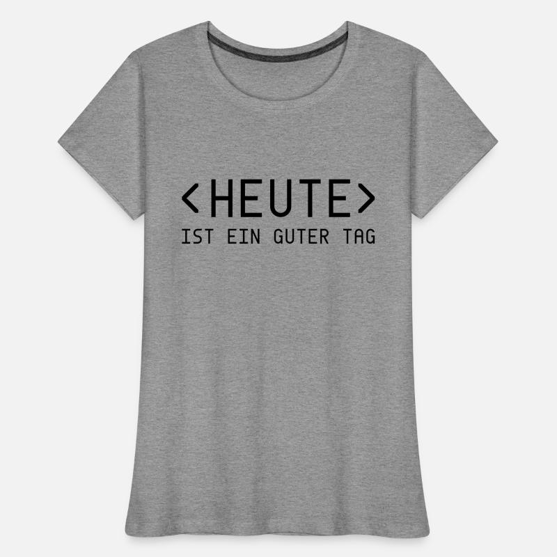 Jour d'aujourd'hui - Coder T-shirt bio Premium Femme