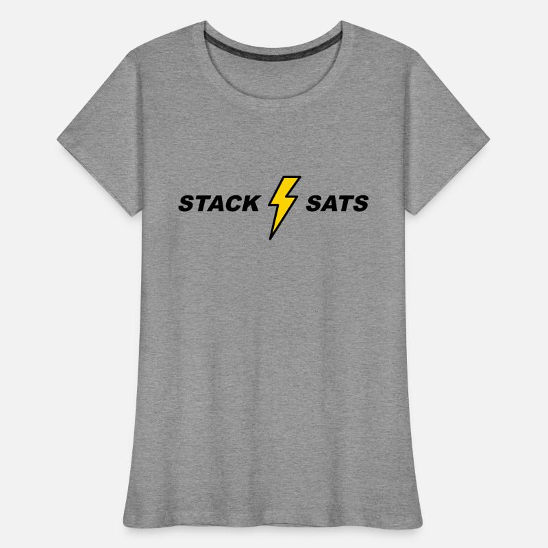 Stack Sats Frauen Premium Bio T-Shirt