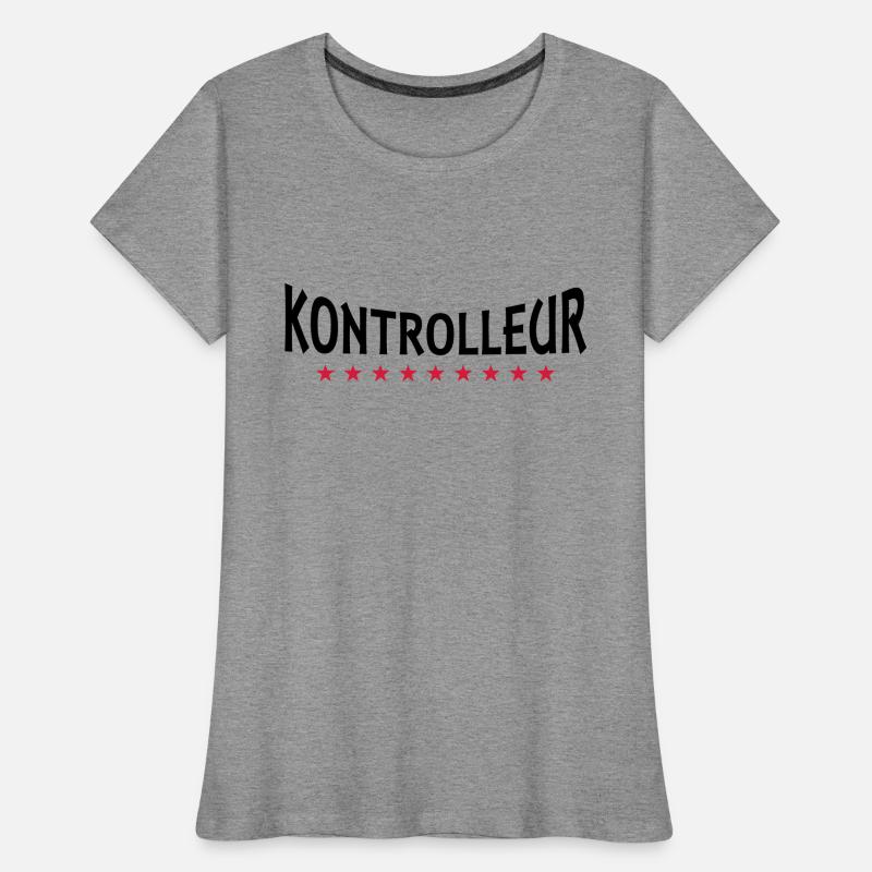 Controller + Dein Text Women's Premium Organic T-Shirt