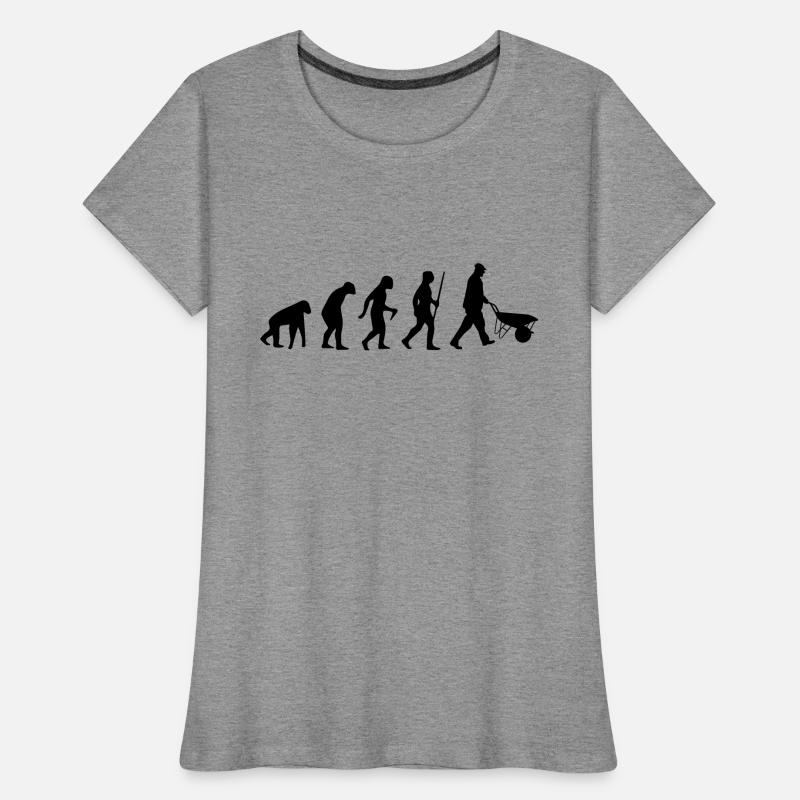 HANDWERKER EVOLUTION (BAUSTELLEN SHIRT) Frauen Premium Bio T-Shirt