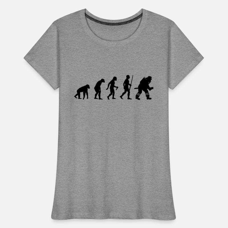 L'évolution des pompiers T-shirt bio Premium Femme