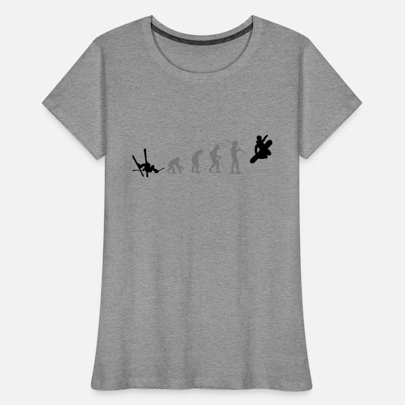 boarders evolution Frauen Premium Bio T-Shirt