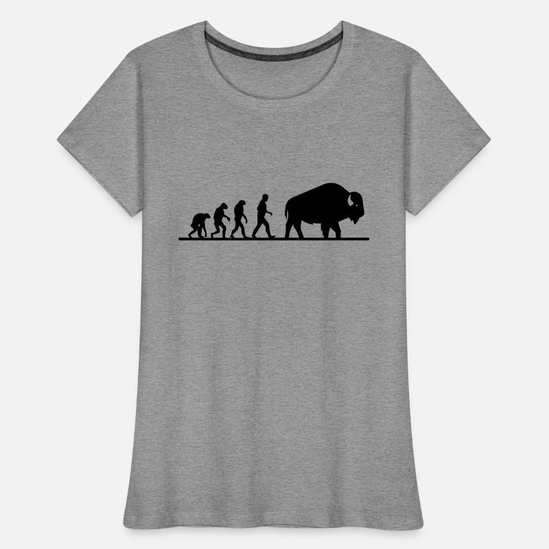 büffel evolution Frauen Premium Bio T-Shirt