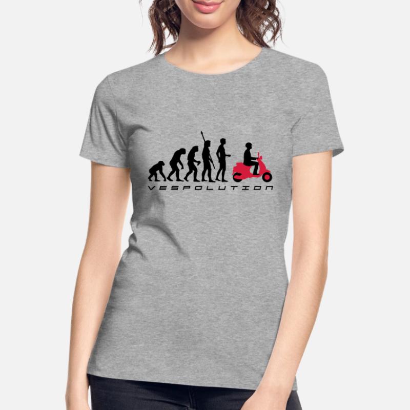 vespolution evolution__b_2c Frauen Premium Bio T-Shirt