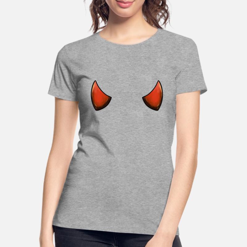 Devil's Horn Devil's Devil's Woman Devil's Guy Women's Premium Organic T-Shirt