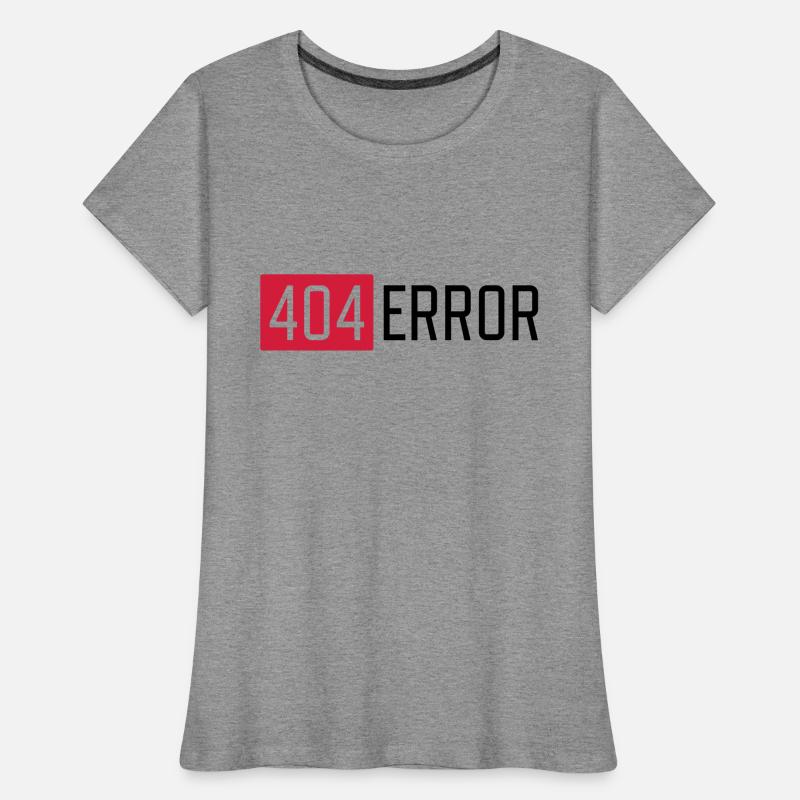 404 ERROR T-shirt bio Premium Femme