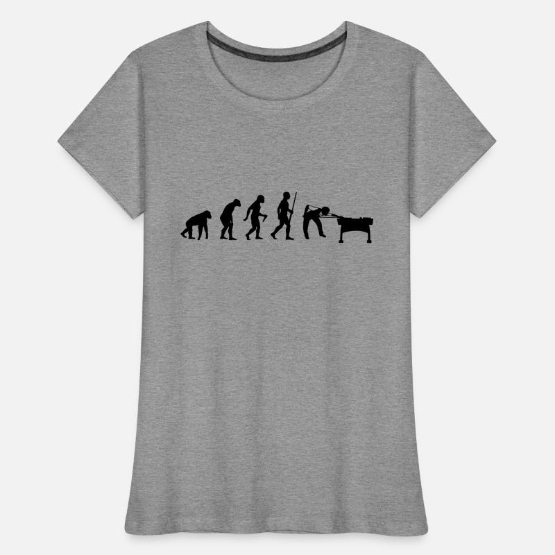 Billiards Evolution Frauen Premium Bio T-Shirt