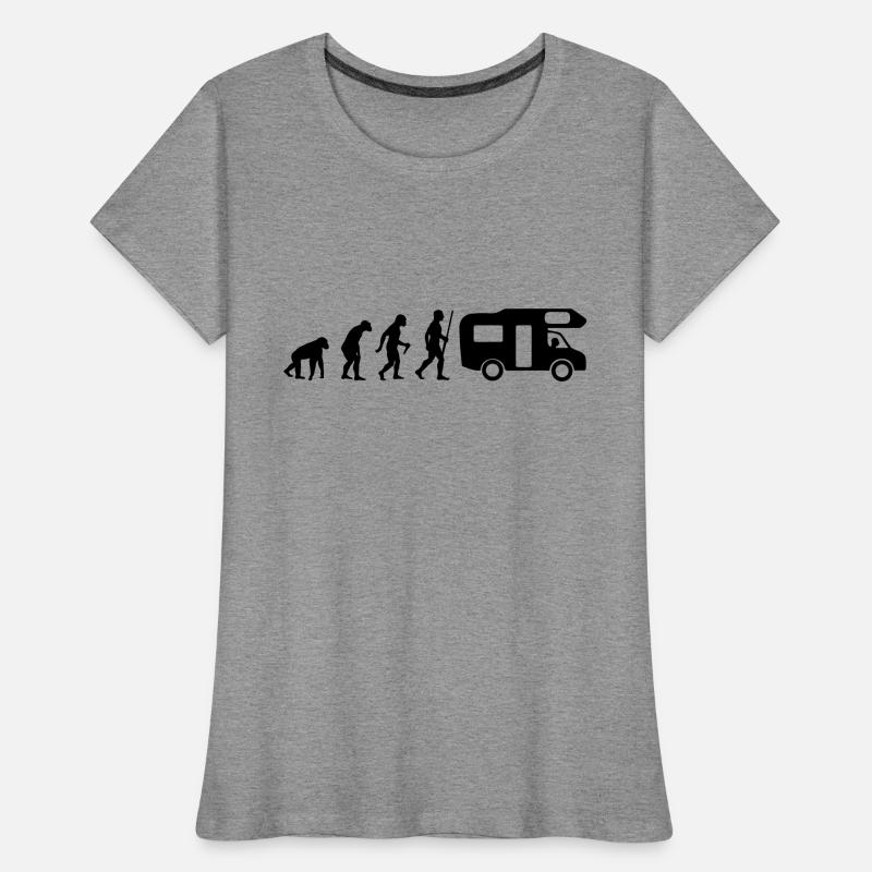 Camping evolution Frauen Premium Bio T-Shirt