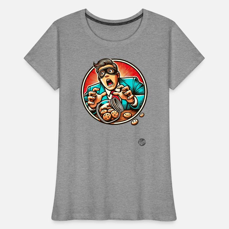Manager pris : La main dans le pot à biscuits T-shirt bio Premium Femme