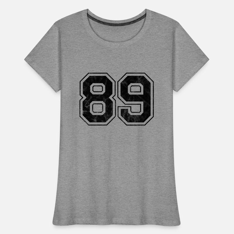 Numéro 89 T-shirt bio Premium Femme