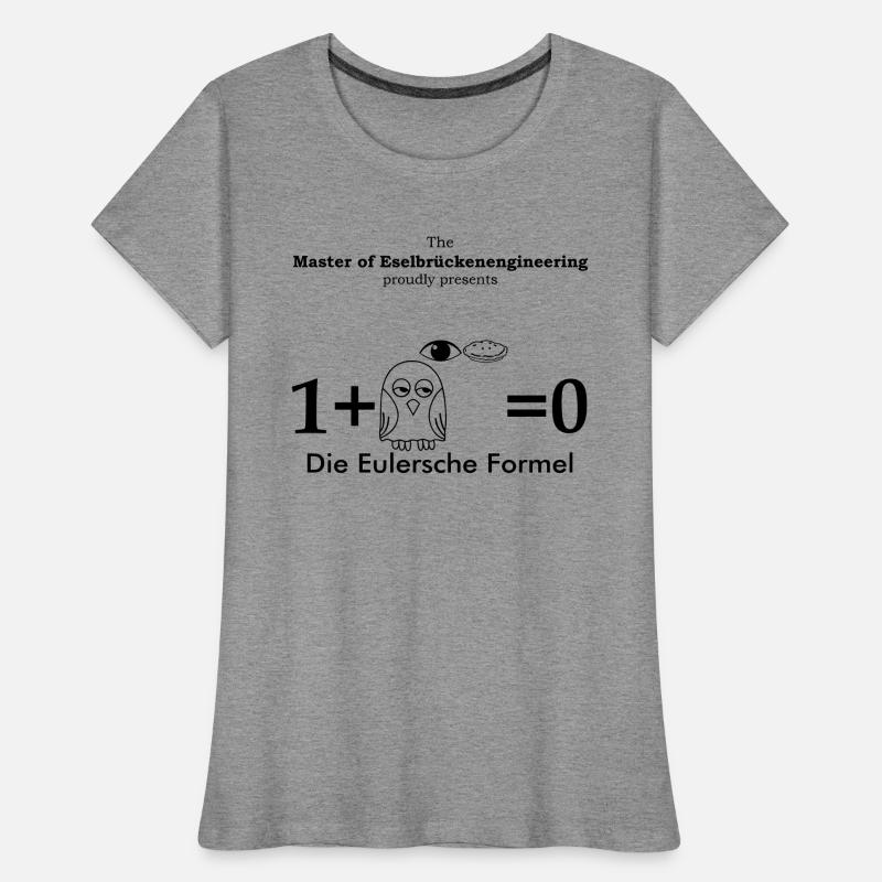 Eulersche Formel Eule Pi Eye Frauen Premium Bio T-Shirt
