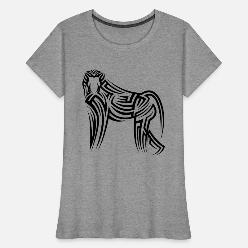 Monkey affe Tribal Tattoo Women's Premium Organic T-Shirt